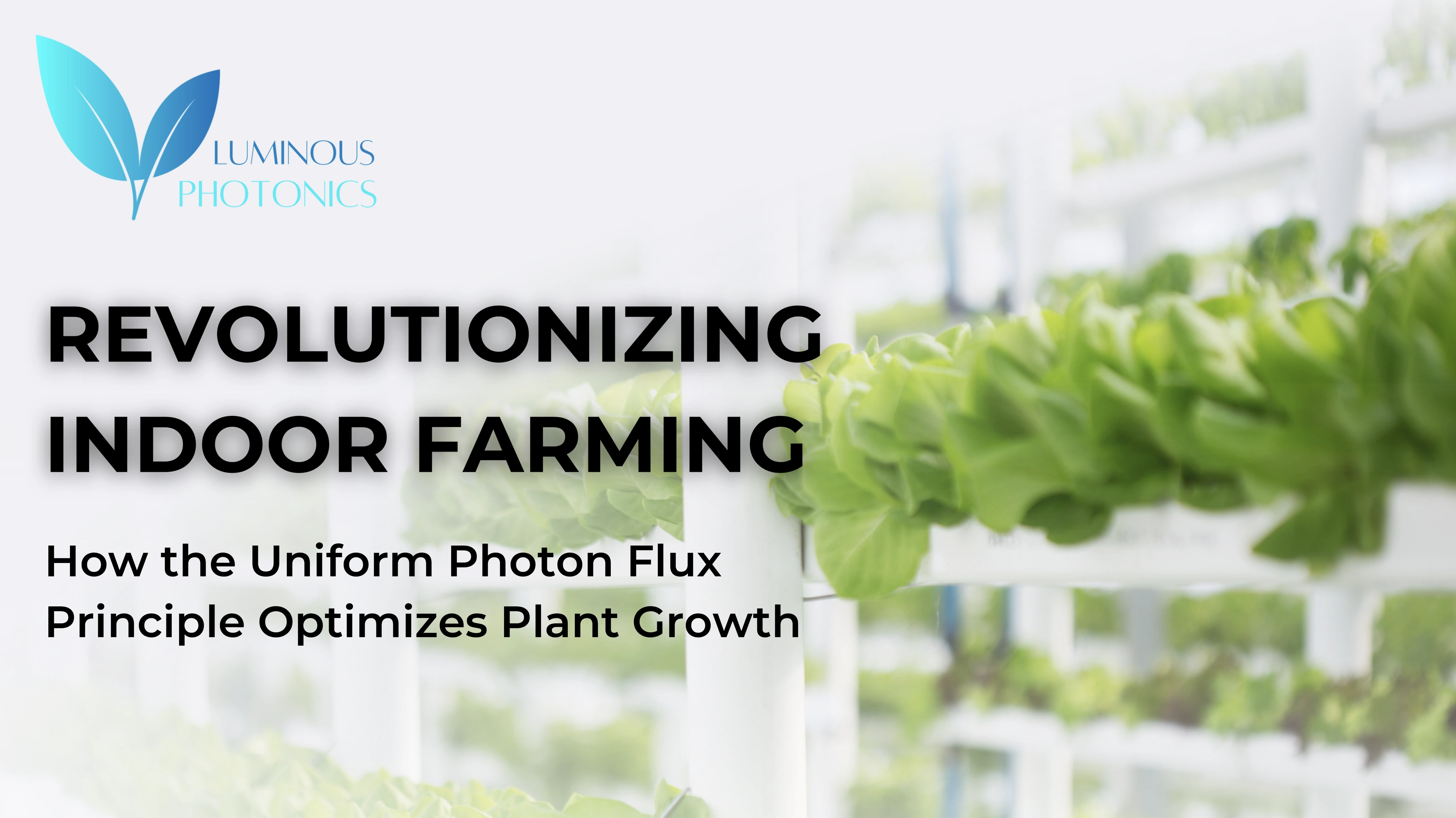 Revolutionizing Indoor Farming: How the Uniform Photon Flux Principle Optimizes Plant Growth