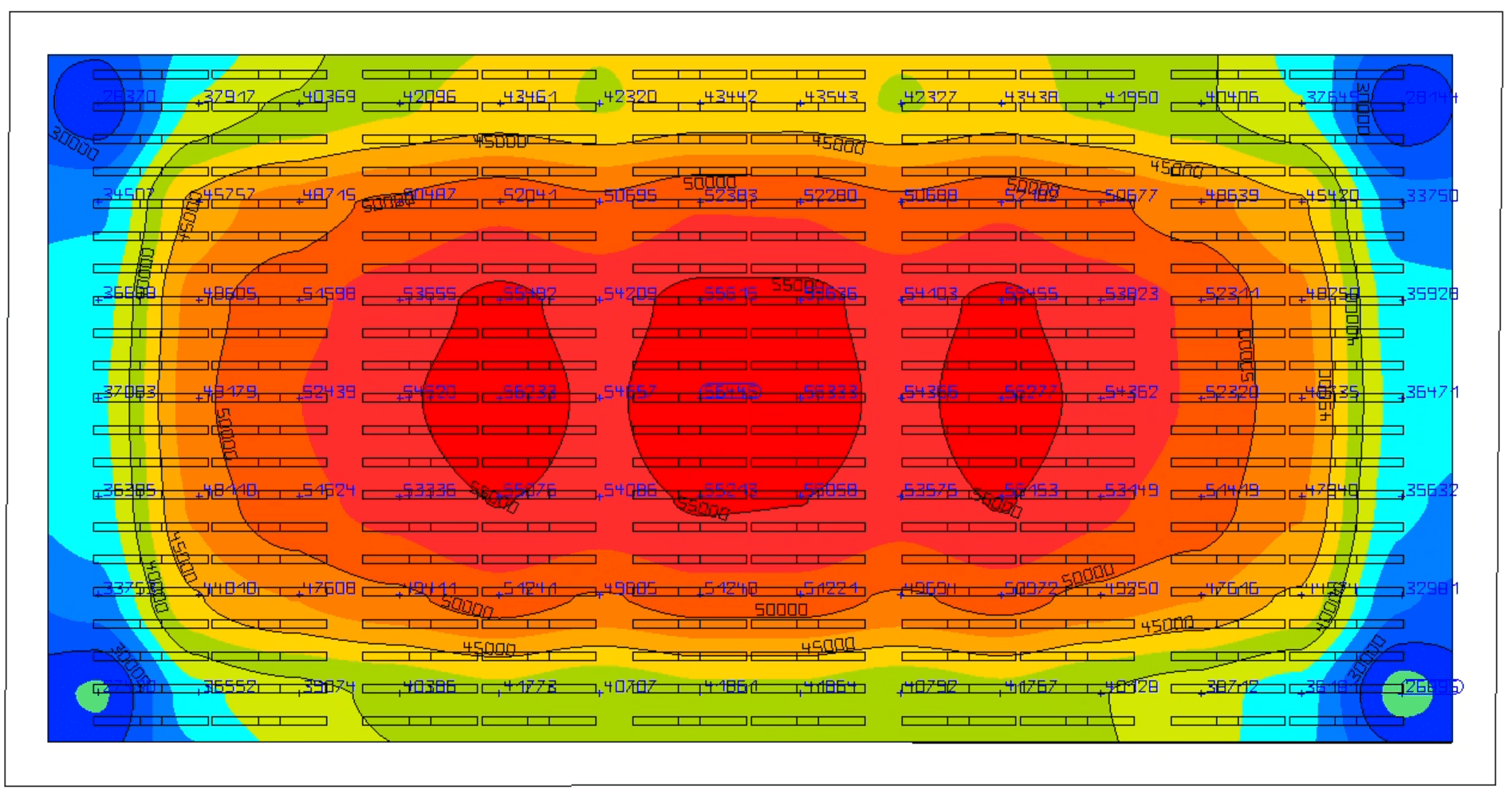 Conventional System Heatmap