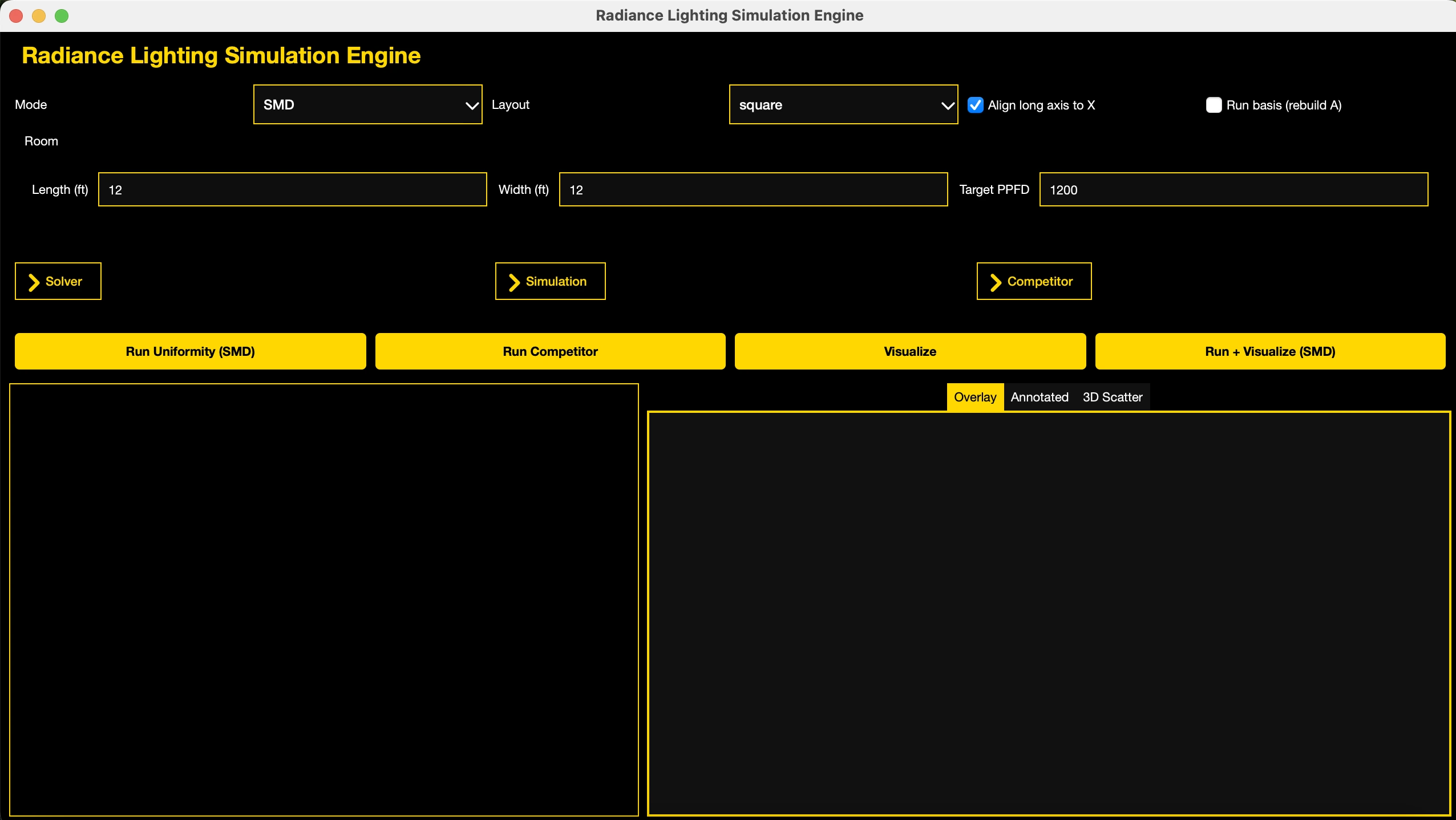 Radiance based workflow